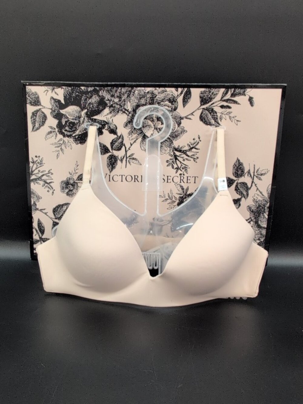 Victoria's Secret PINK Wear Everywhere Lightly Lined Wireless Bra 34B Beige NWT
